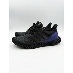 Adidas Ultra 4D Shoes Mens Size 10 Black Purple Primeknit Running FW7089 2020